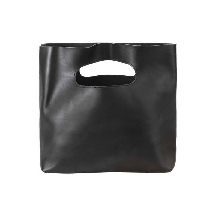 Leather Handbag | Black for wholesale by Jerusalem Sandals