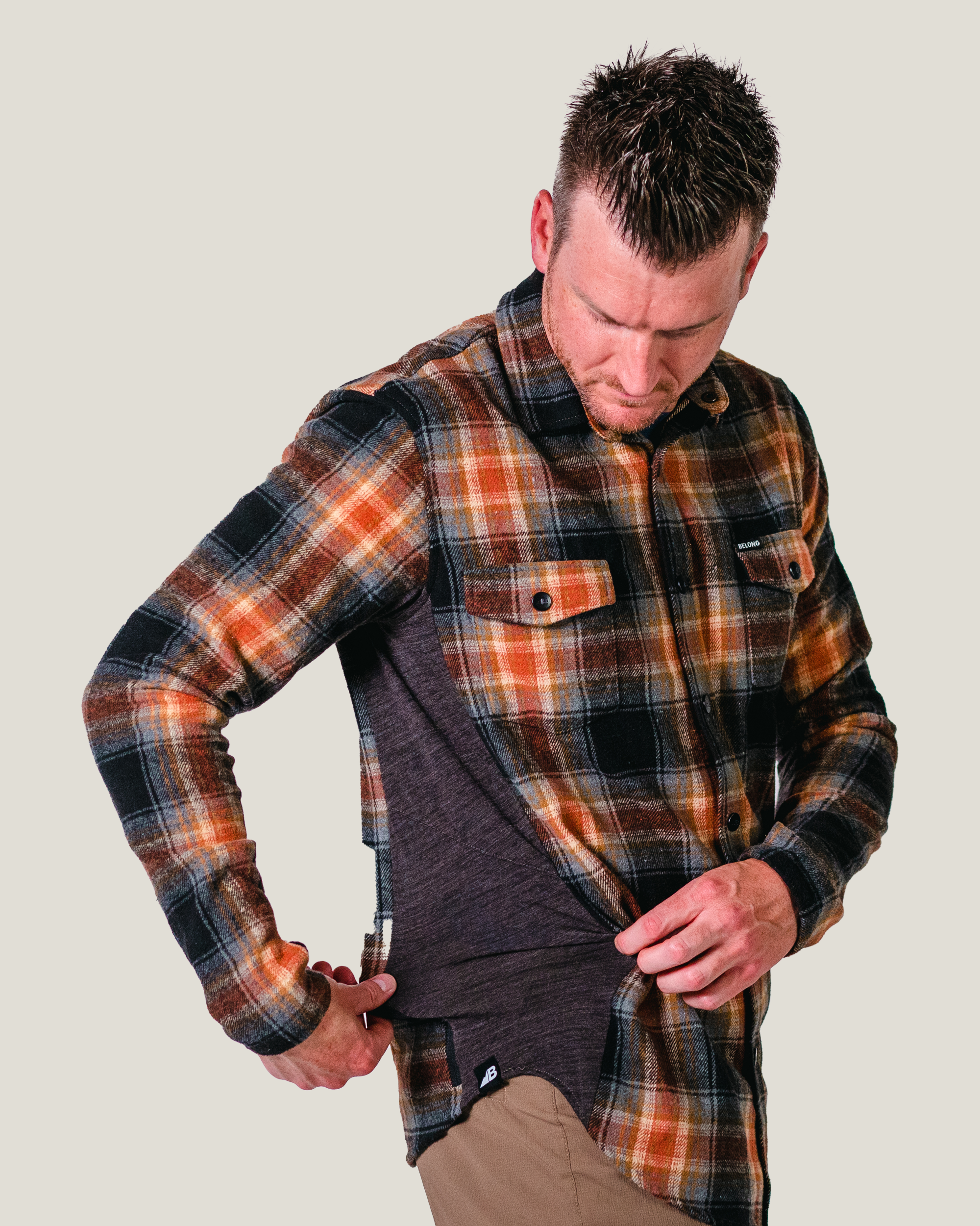 Belong Designs - Wholesale Button Down Shirt - Men's - Men's Deadline Tek Flannel (Restock Coming soon, 12/10)3