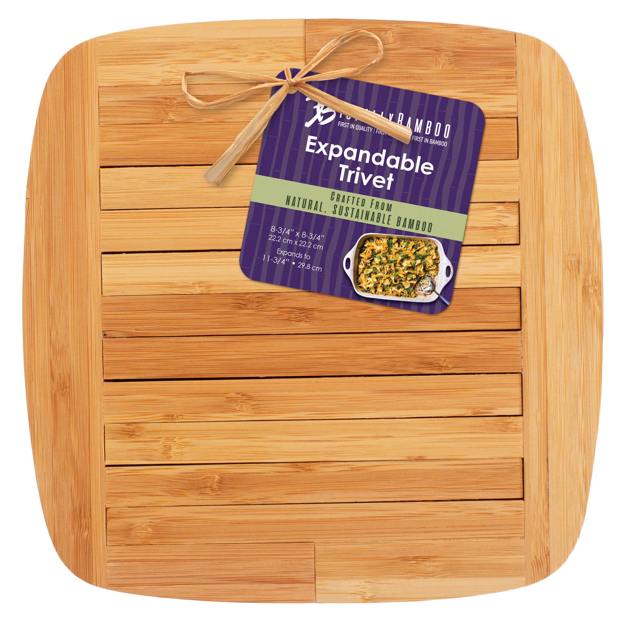 Totally Bamboo - Wholesale Trivet - Expandable Trivet1