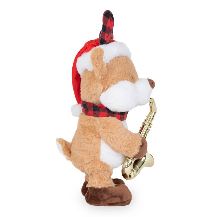 Cuddle Barn, Inc. - Wholesale Stuffed/Plush Toy - Kids & Baby - Jazzy Antlers (Animated Saxophone Musical Reindeer Plush Toy4