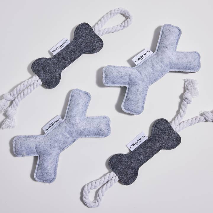 HARLOW HARRY - Wholesale Pet Toy - Dog - Dog Toy | Felt Bone4