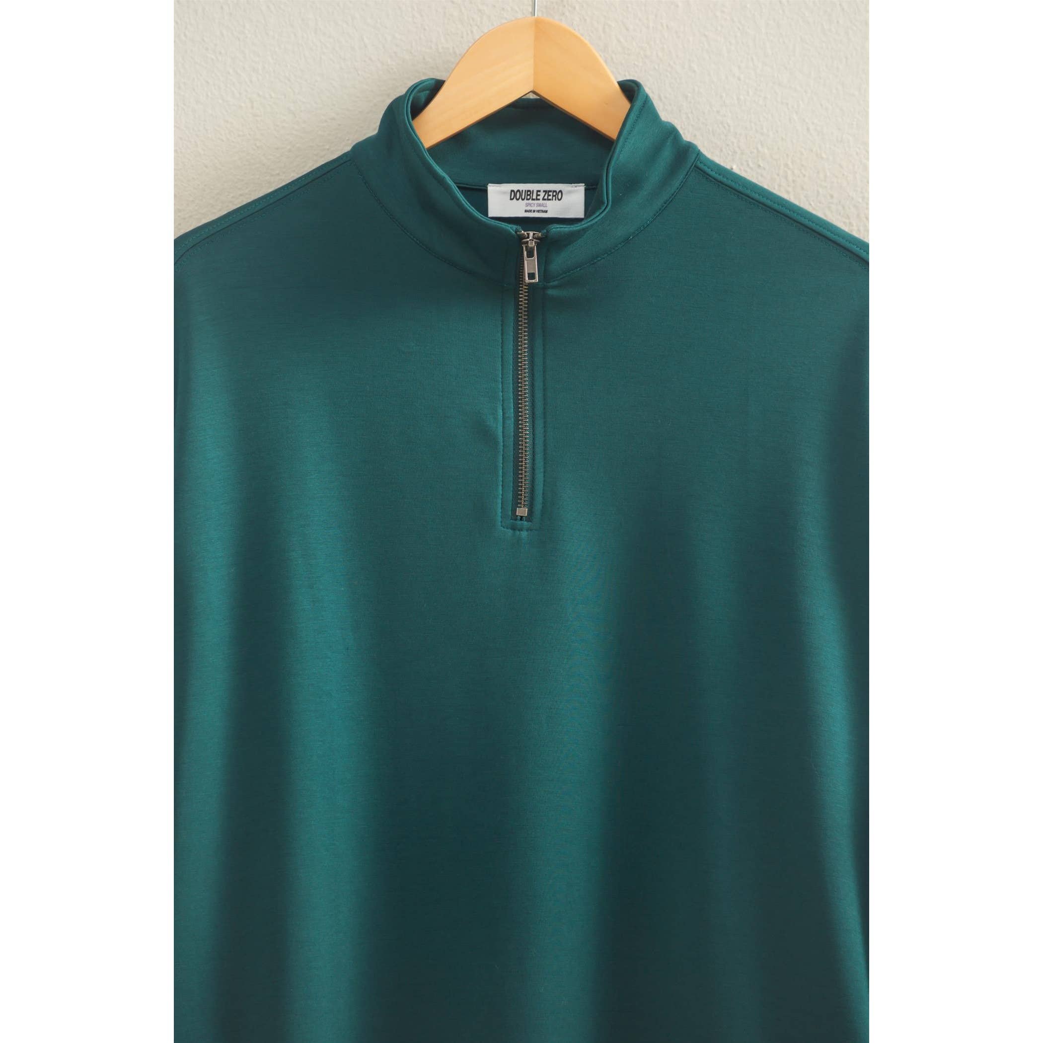 HYFVE - Wholesale Dress - Women's - Double Knit Half Zip Up Long Sleeve Mini Dress26