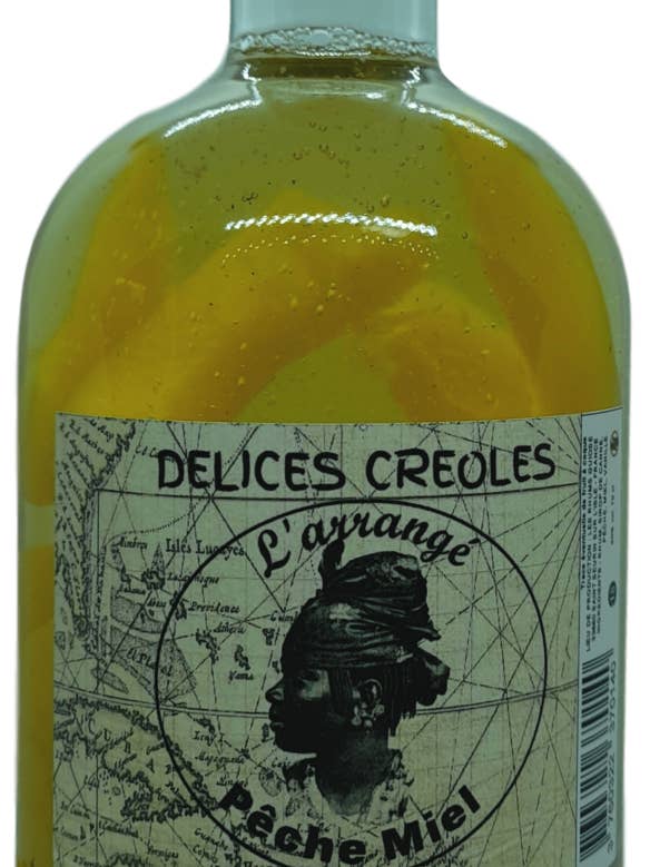 RUM ARRANGED WITH PEACH AND HONEY 70 CL for wholesale by LES RHUMS GUIOSE