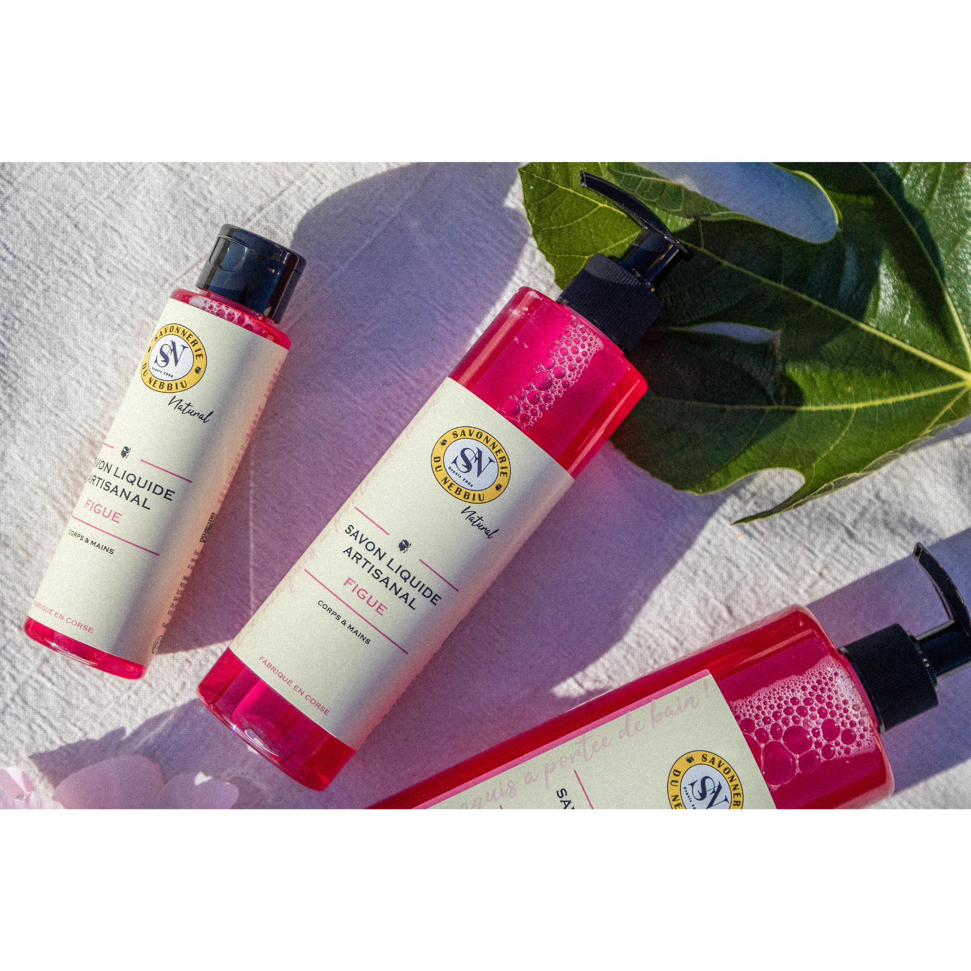 La Savonnerie du Nebbiu - Wholesale Body Wash/Shower Gel - Fig - Black Pepper Handmade Liquid Soap2