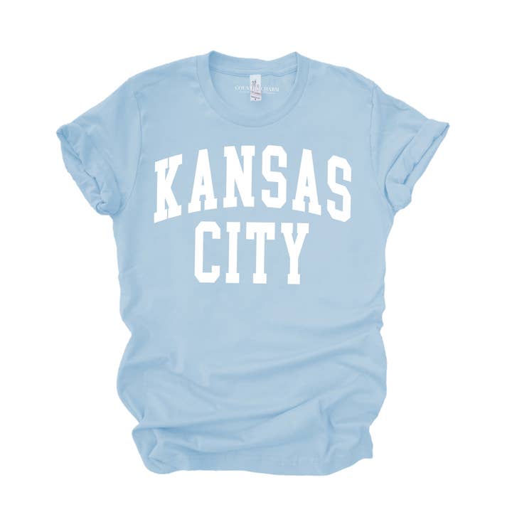 Kansas City | White + Light Blue for wholesale by Country Charm Wholesale