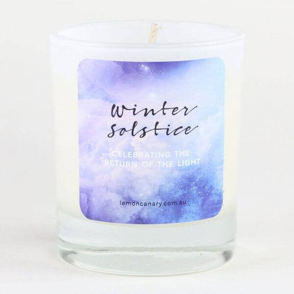 WINTER SOLSTICE SOY CANDLE for wholesale by Lemon Canary