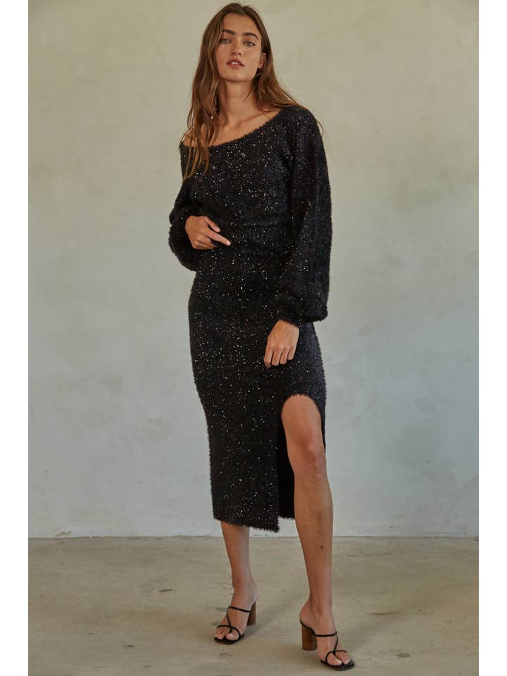 By Together - Wholesale Knit Sweater - Women's - W1273 | Knit Sweater Off The Shoulder Pullover Top