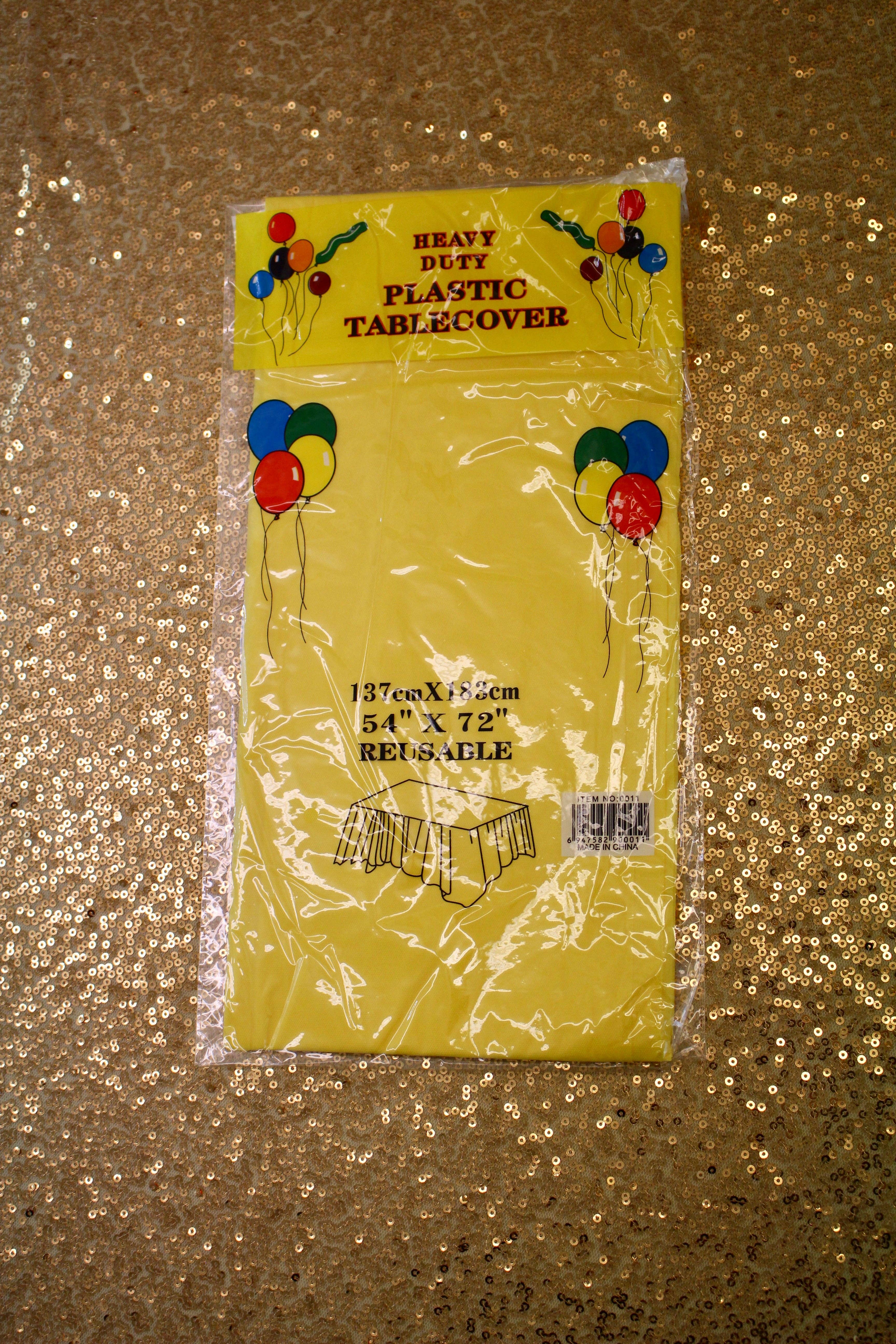 Your Party Box - Wholesale Disposable Table Cover/Runner - Heavy Duty Re-Usable Plastic Tablecloths7