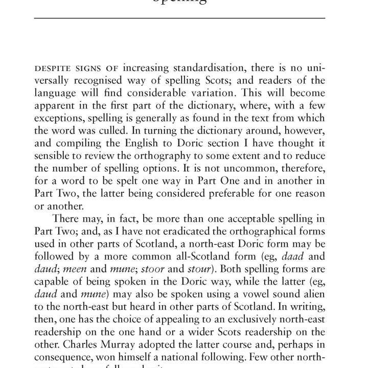 Luath Press Ltd – Referência por atacado – Um Dicionário Dórico por Douglas Kynoch3