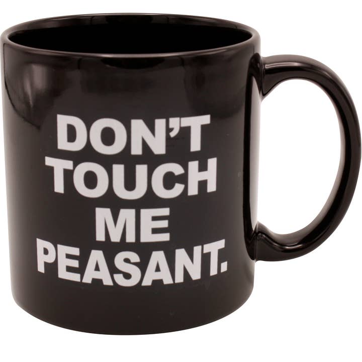 Island Dogs - Wholesale Coffee Mug - Giant Don't Touch Me Peasant Mug