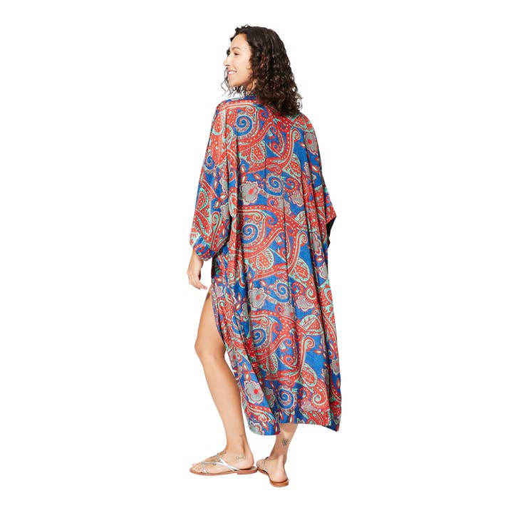 Aller Simplement - Wholesale Kimono - Women's - KIMONO SUMMER LONG 3/4 SLEEVES MCKIM0102G1