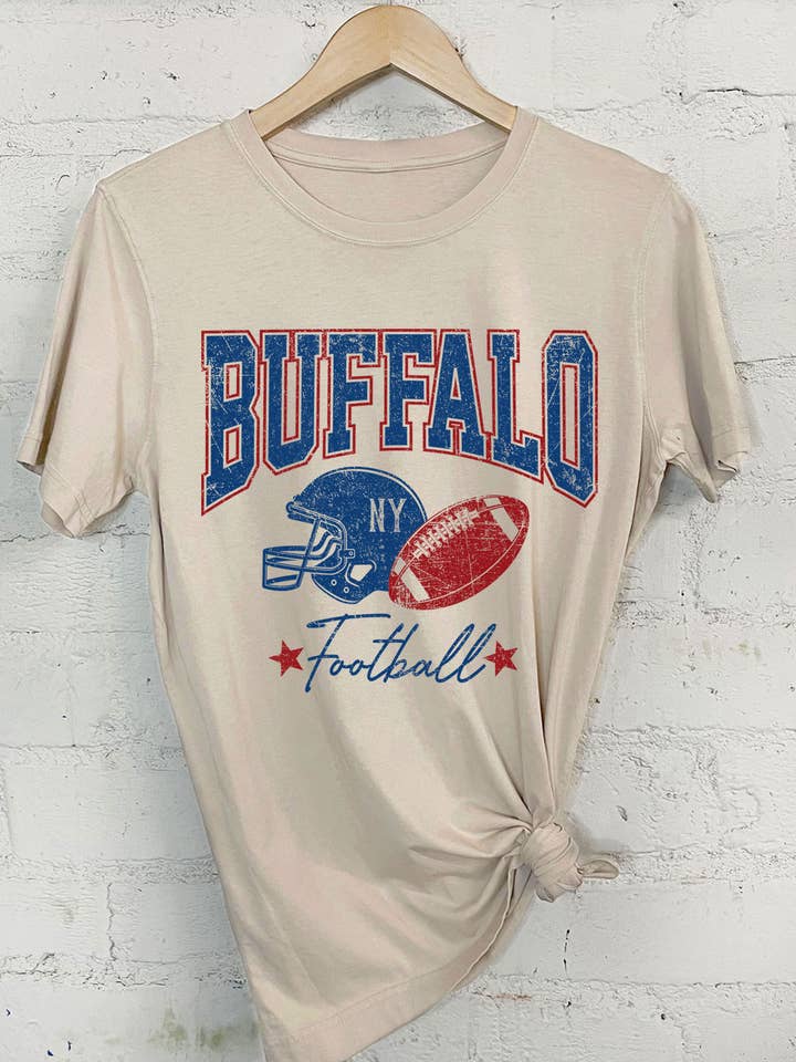 BUFFALO FOOTBALL GRAPHIC TSHIRTS for wholesale by Rustee Clothing