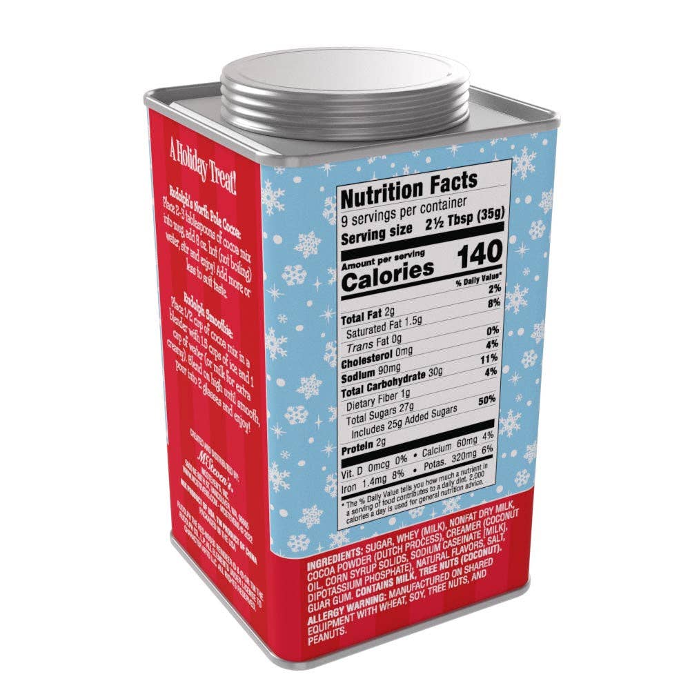 McSteven's - Wholesale Hot Cocoa Mix/Kit - Rudolph The Red-Nose Reindeer® Chocolate Cocoa (12oz Tins)7
