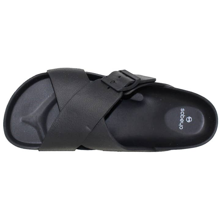 SOBEYO - Wholesale Sandals - Women's - Women's EVA Platform Sandals Criss-Cross Adjustable Buckles3