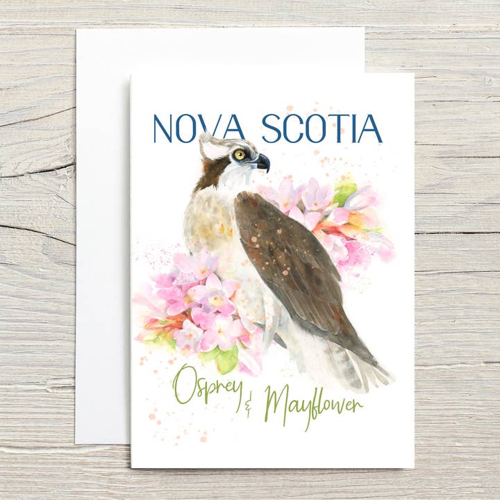 Fleurs et Oiseaux de la Nouvelle-Écosse du Canada pour la vente par Christy Obalek Illustration