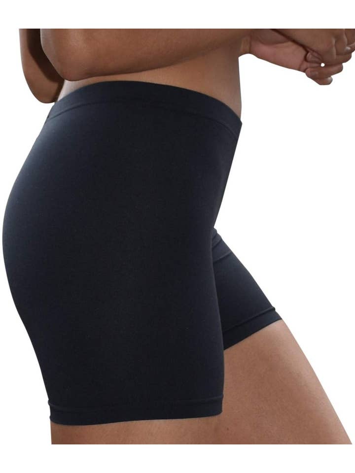 I-Wear Brands - Wholesale Underwear - Women's - 12 Pack Women's Poly-Spandex Mini Bike Short Boxer Breifs8