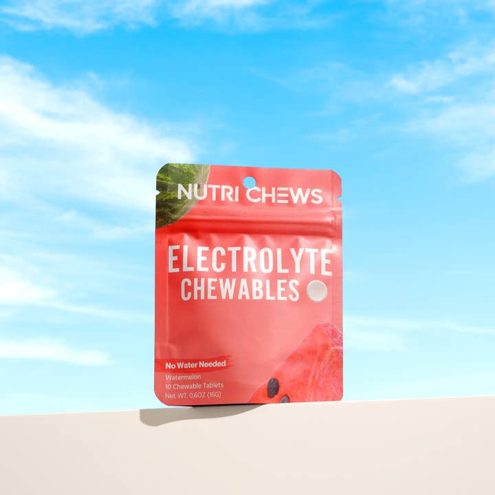 Nutri Chews - Wholesale Oral Supplement/Vitamin - Watermelon Chewable Hydration Tablet - No Water Needed!