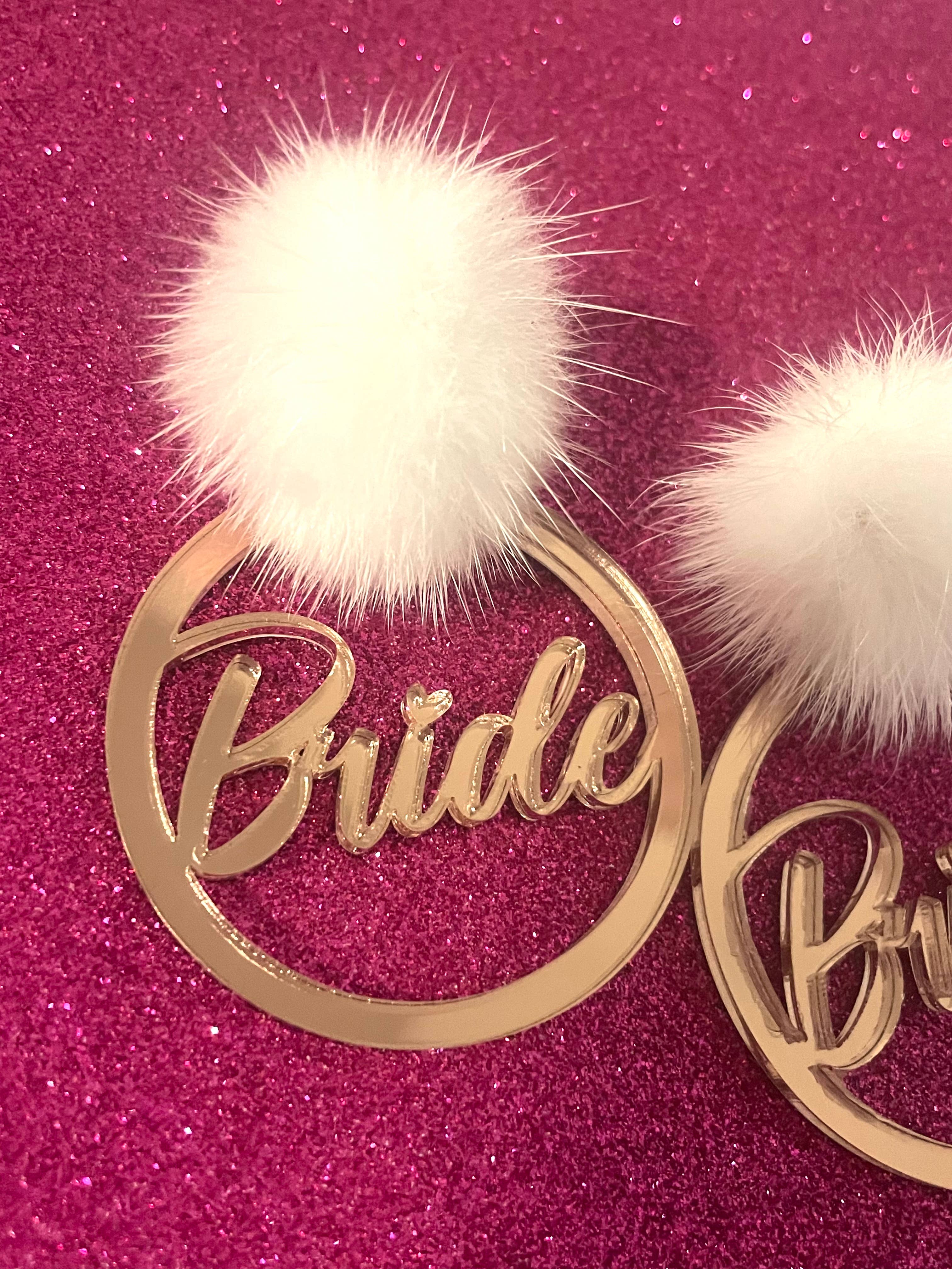 Louie Love - Wholesale Dangle Earrings - Bride Bridal Acrylic Earrings1