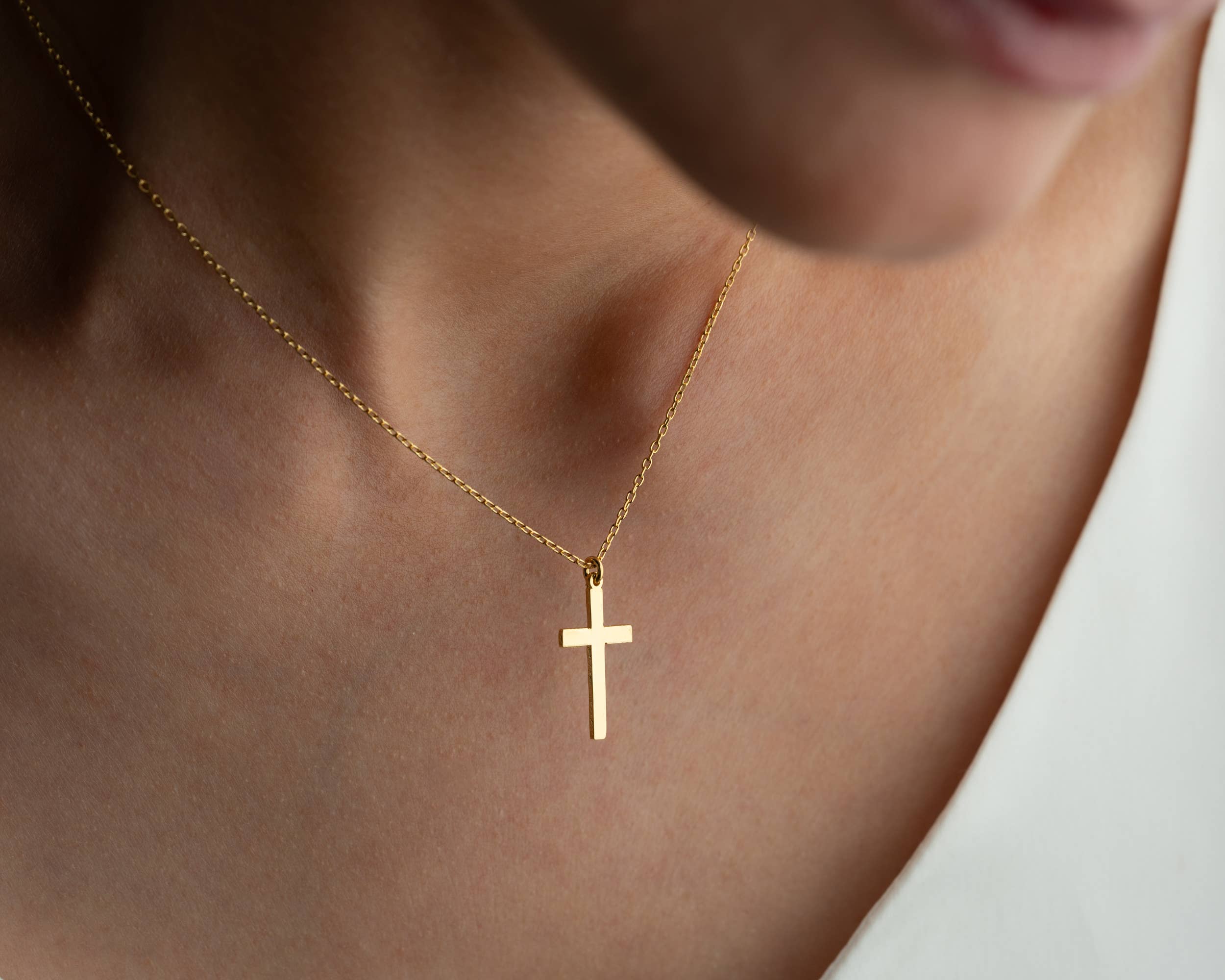 Tina Custom Jewelry - Wholesale Pendant/Charm Necklace - Sterling Silver Cross Necklace Christian Women’s Jewelry3