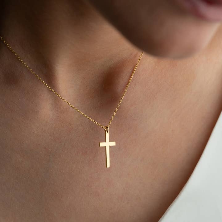 Tina Custom Jewelry - Wholesale Pendant/Charm Necklace - Sterling Silver Cross Necklace Christian Women’s Jewelry3