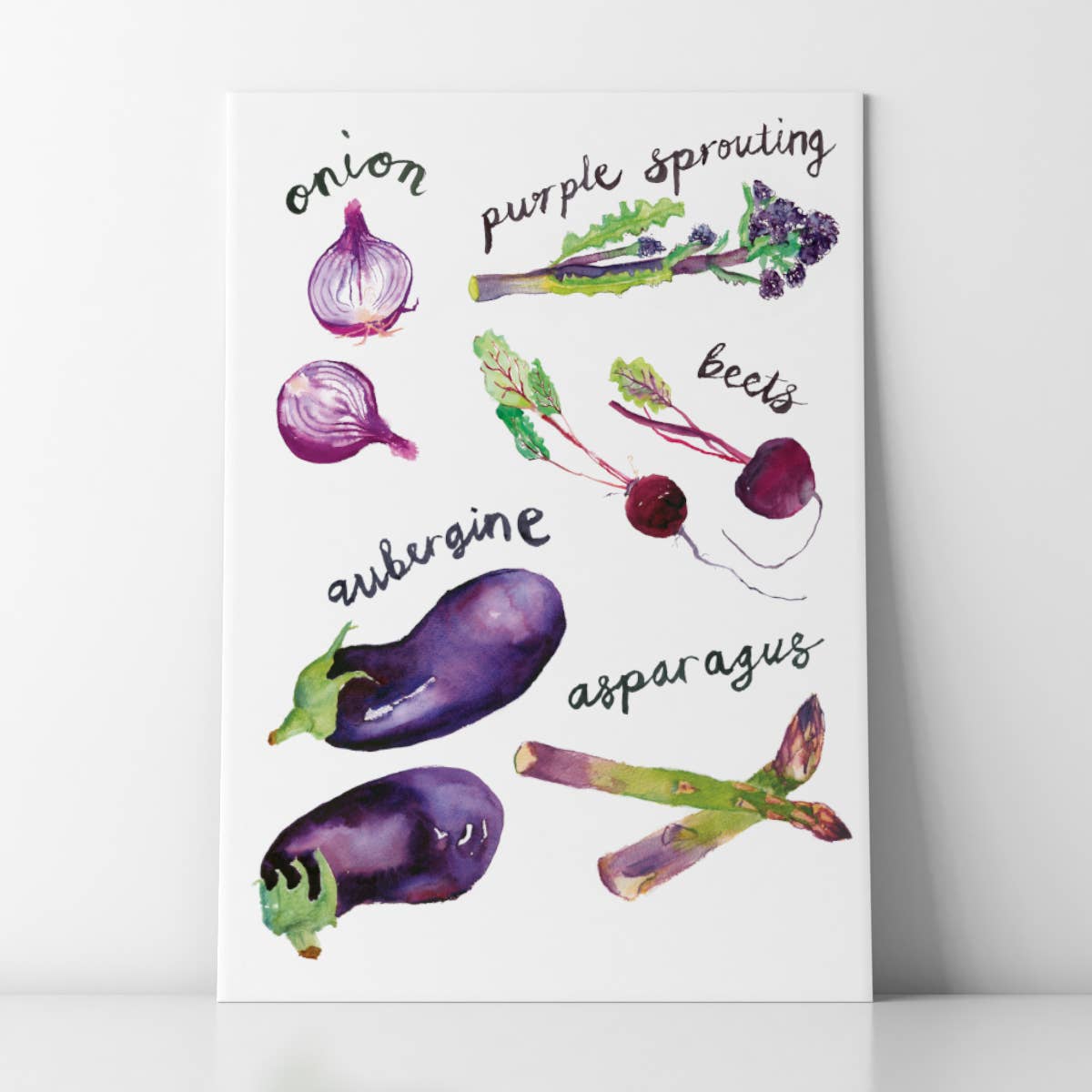 Rosie Webb illustrations - Wholesale Art Print - Purple kitchen4