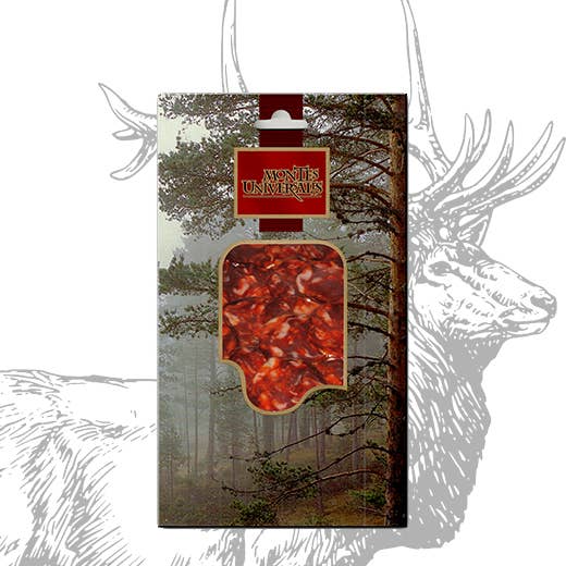 Botularium SLU - Wholesale Sausage - Universal Mountains Sliced Deer Cular Chorizo (100g)
