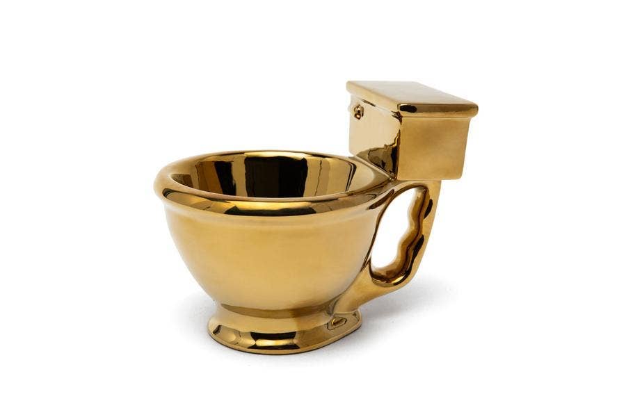 BigMouth Inc - Wholesale Coffee Mug - Golden Toilet Mug2