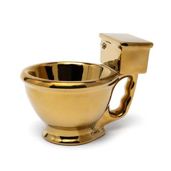 BigMouth Inc - Wholesale Coffee Mug - Golden Toilet Mug2