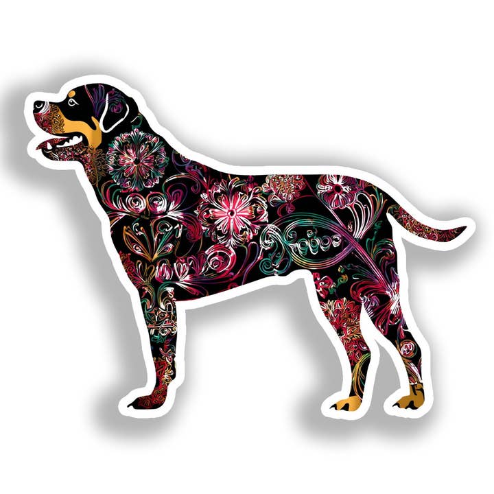 Rottweiler Hund Dekal Klistermärke # A018207 för wholesale av Yoonek Graphics