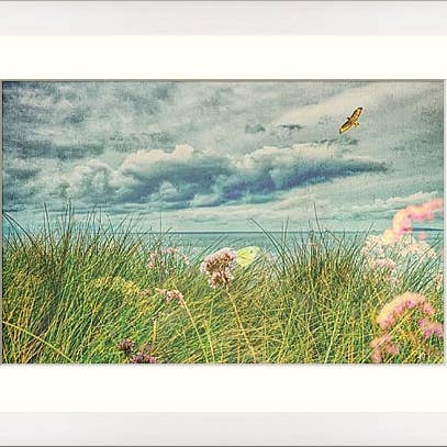 Coastal Grasses - Stampa montata per la vendita all'ingrosso da parte di Pip Carlton-Barnes - The Old Forge Studio