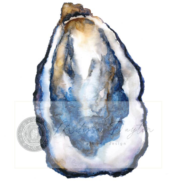 Melissa Dayton Art and Design - Wholesale Art Print - Oyster Fine Art Prints- set 6-framed