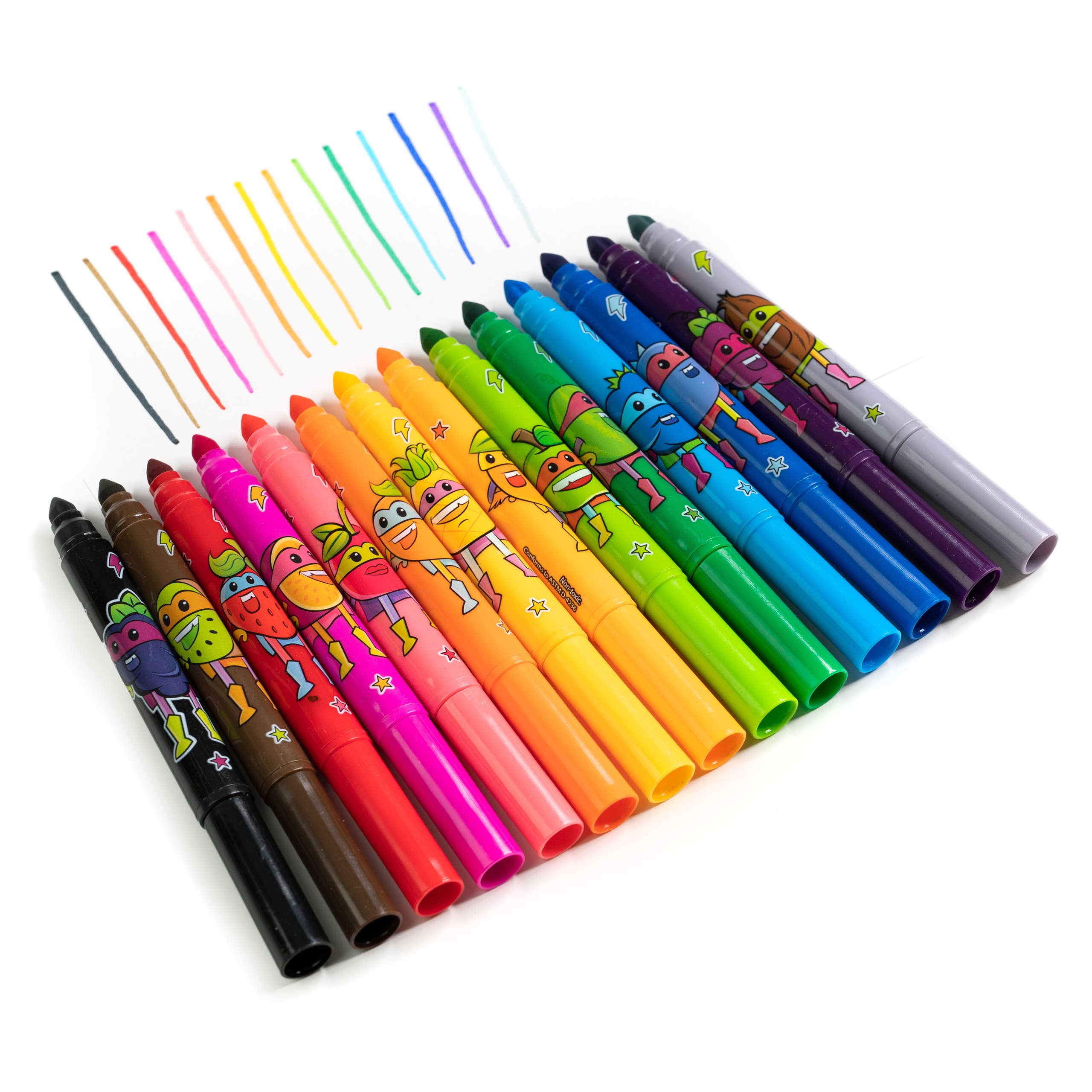 Scentco, Inc - Wholesale Markers - Kids & Baby - Smarkers - Washable Scented Markers - 14pk4