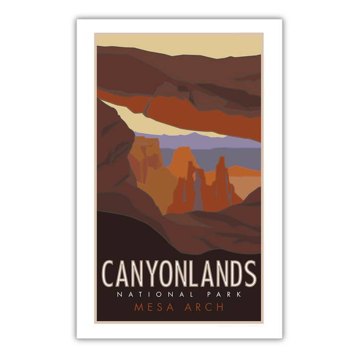 Canyonlands NP, Utah - Mesa Arch Poster - Poster for wholesale by Travel Posters by M&W Design Co.