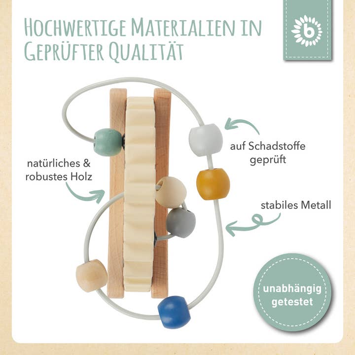 Bieco Spielwaren - Wholesale Wood Toy - Kids - Motor skills loop with seesaw hedgehog7