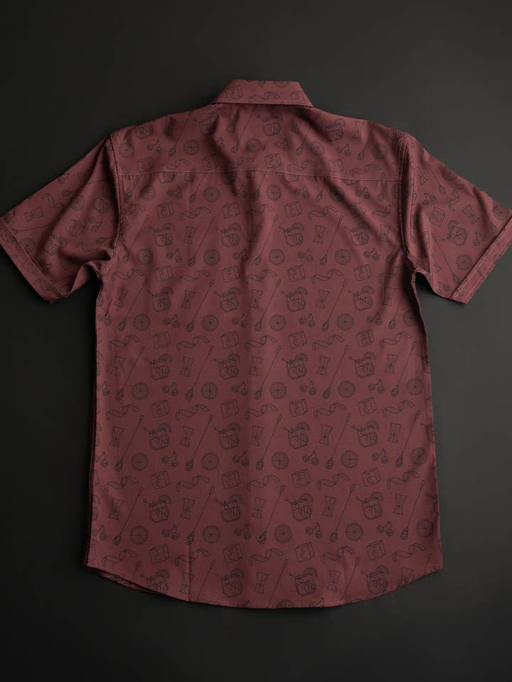 Team Cocktail - Wholesale Button Down Shirt - Unisex - Old Fashioned Classic Cocktail Unisex Button Up Shirt6