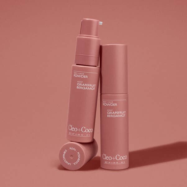 Body + Hair Powder - Grapefruit Bergamot (6pk Case) for wholesale by Cleo+Coco Natural