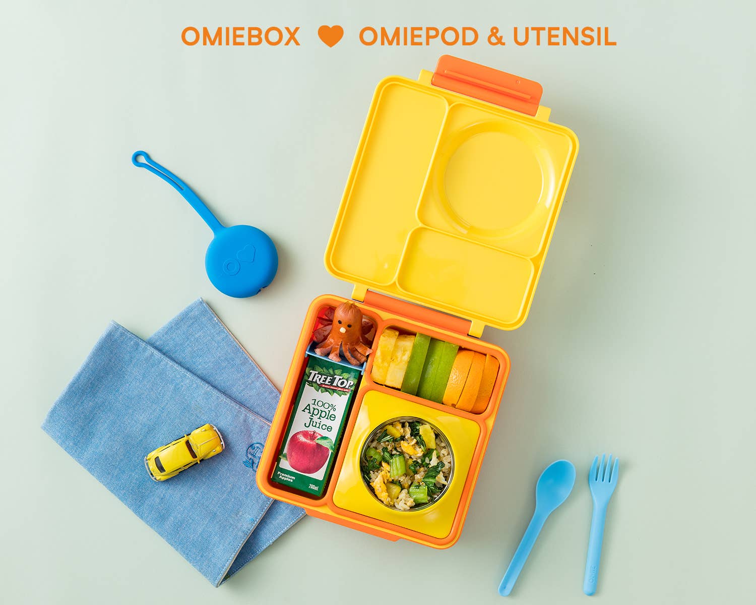 OmieLife - Wholesale Lunch Bag/Box - Kids - OmieBox: CORE COLORS 5-Color Kit7