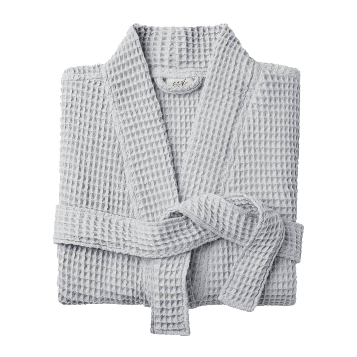 Allure Bath Fashions - Wholesale Robe - Unisex - Unisex Lightweight Waffle Bathrobe, Spa Dressing Gown Kimono0