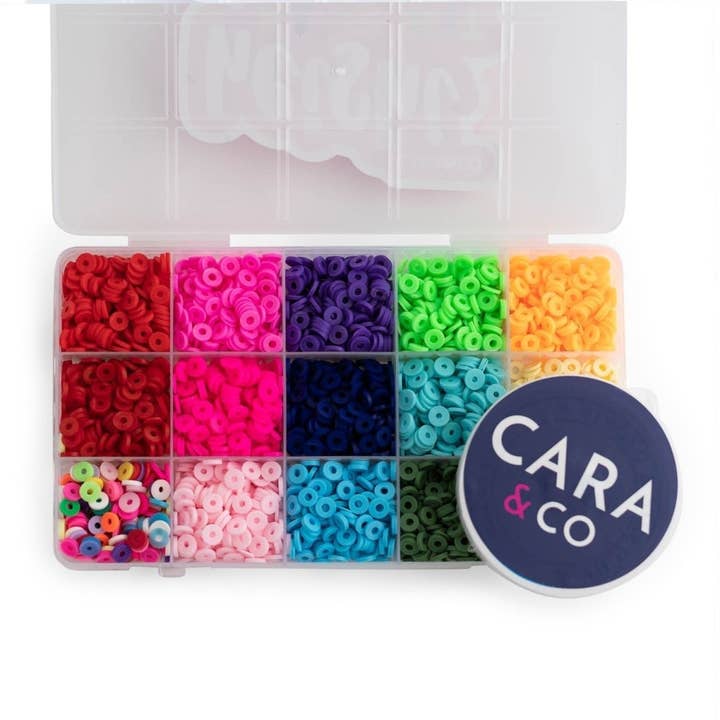 Cara & Co Silicone Craft Supply - Wholesale DIY craft kit - Heishi Bead Kits