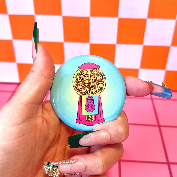 Autumn Horror Movies Halloween Button Pin Pinback Button for wholesale by Stickers+ X Ashley Bexar