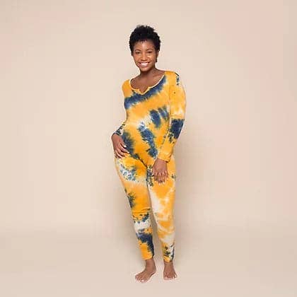 Period Loungewear Onesie | Mellow Yellow for wholesale by Ruby Love