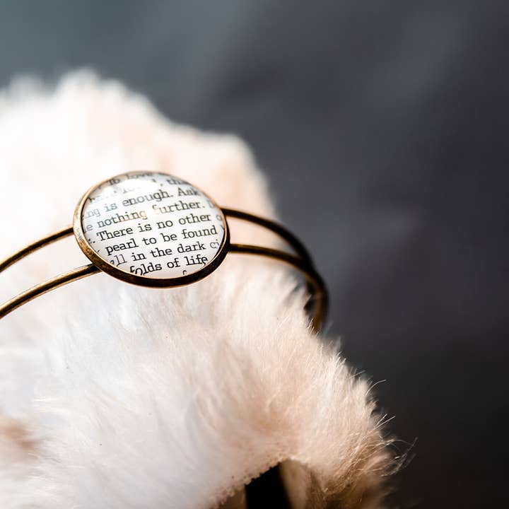 The Authored Shop - Wholesale Cuff Bracelet - Bookish Bracelet Cuff | Les Miserables (to love is enough)5