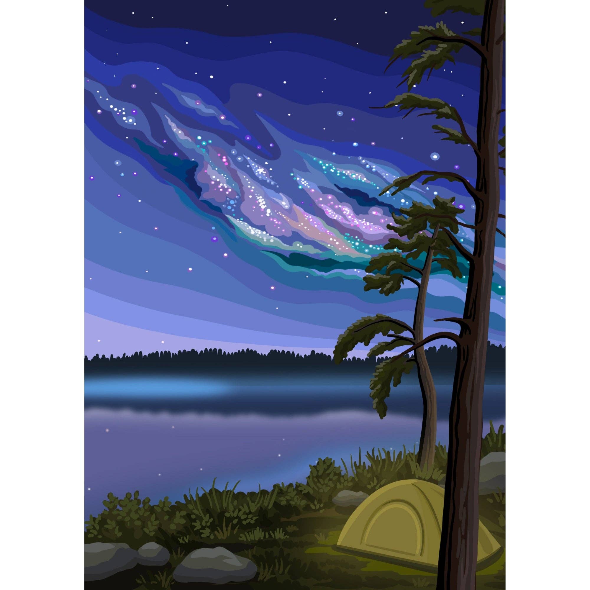 Villager Puzzles - Wholesale Puzzle - Adult - Northern Camping | 1000-Piece Puzzle | Designed in Canada3