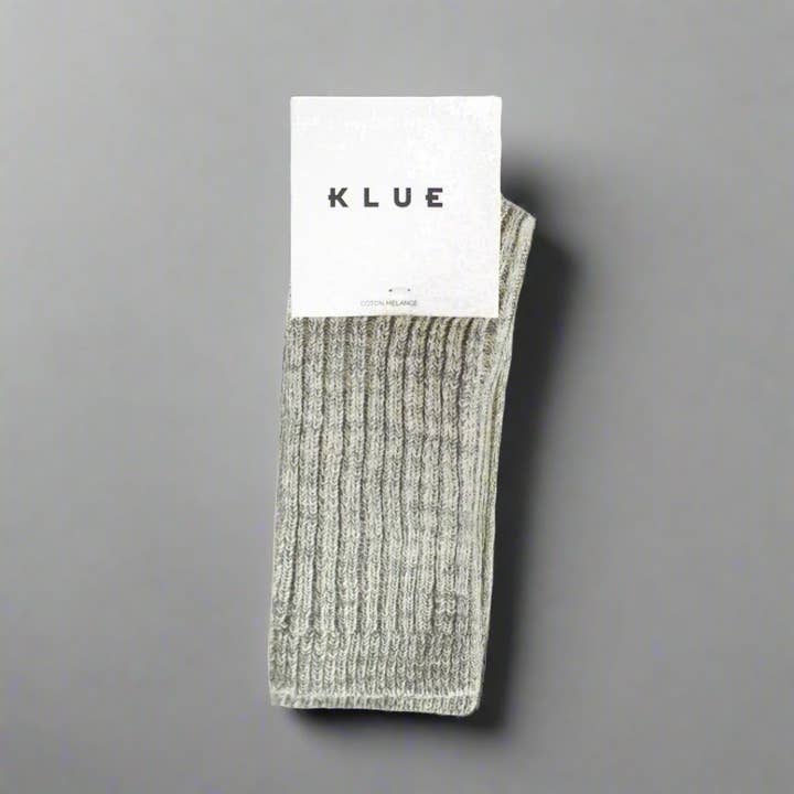 KLUE - Wholesale Socks - Unisex - KLUE Silk and Wool DUST STAR socks | Grey2