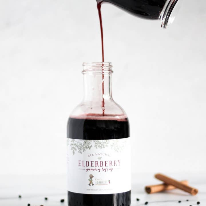 Erin's Elderberries – Großhandel Aromatisierter Sirup – Holunderbeersirup