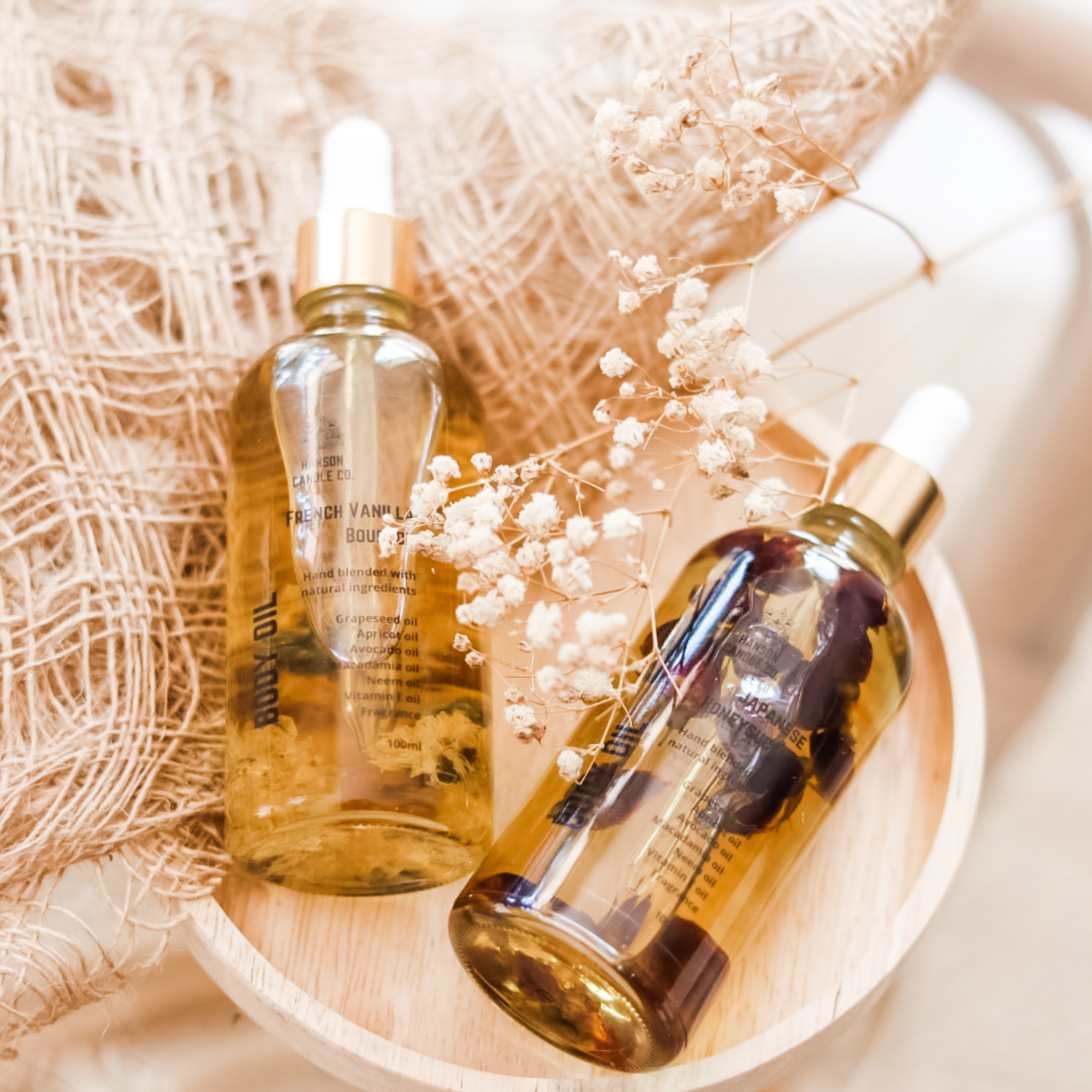 Hanson Candle Co. - Wholesale Bath/Body Oil - Natural hydrating Body Oil + Crystal Infused | 100ML3