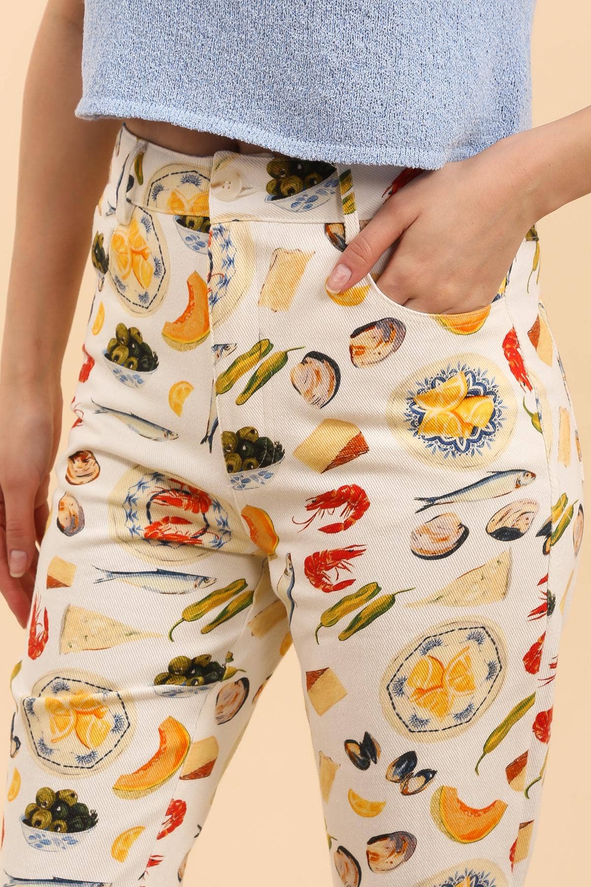 White 5730 MEDITERRANEAN TROUSERS for wholesale on Faire1