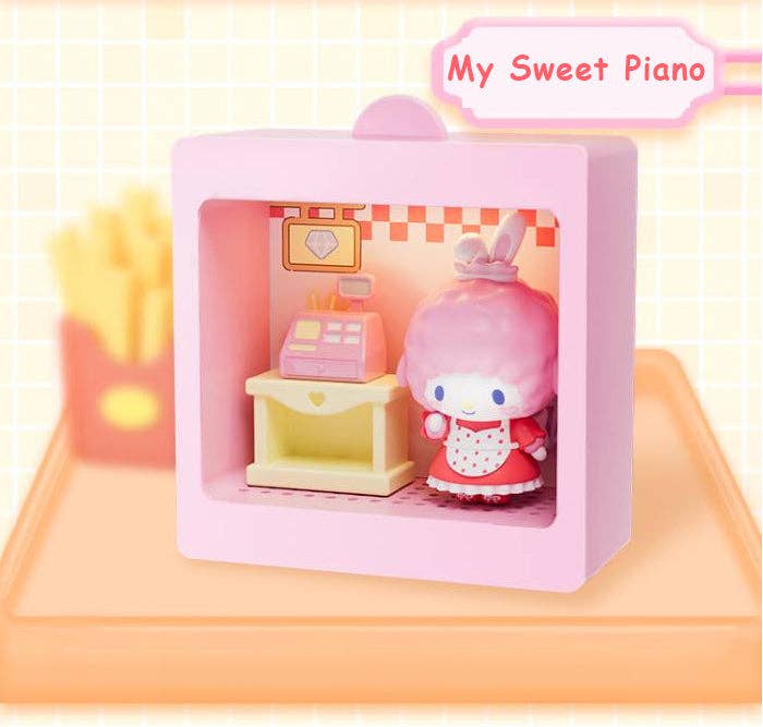 K-Wonderland - Wholesale Decorative Figurine - Sanrio Characters Light-Up Diorama Blind Box RestaurantTheme8