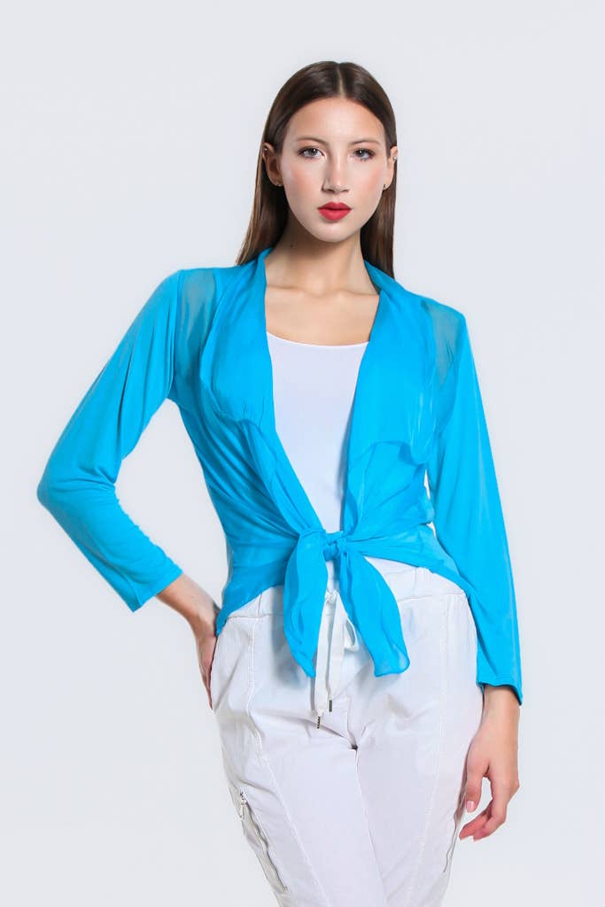 TINA Stephens Italy/Tees By Tina – wholesale Wrap – Women's – Ansley Silk Front Tie Wrap (BQ233)12