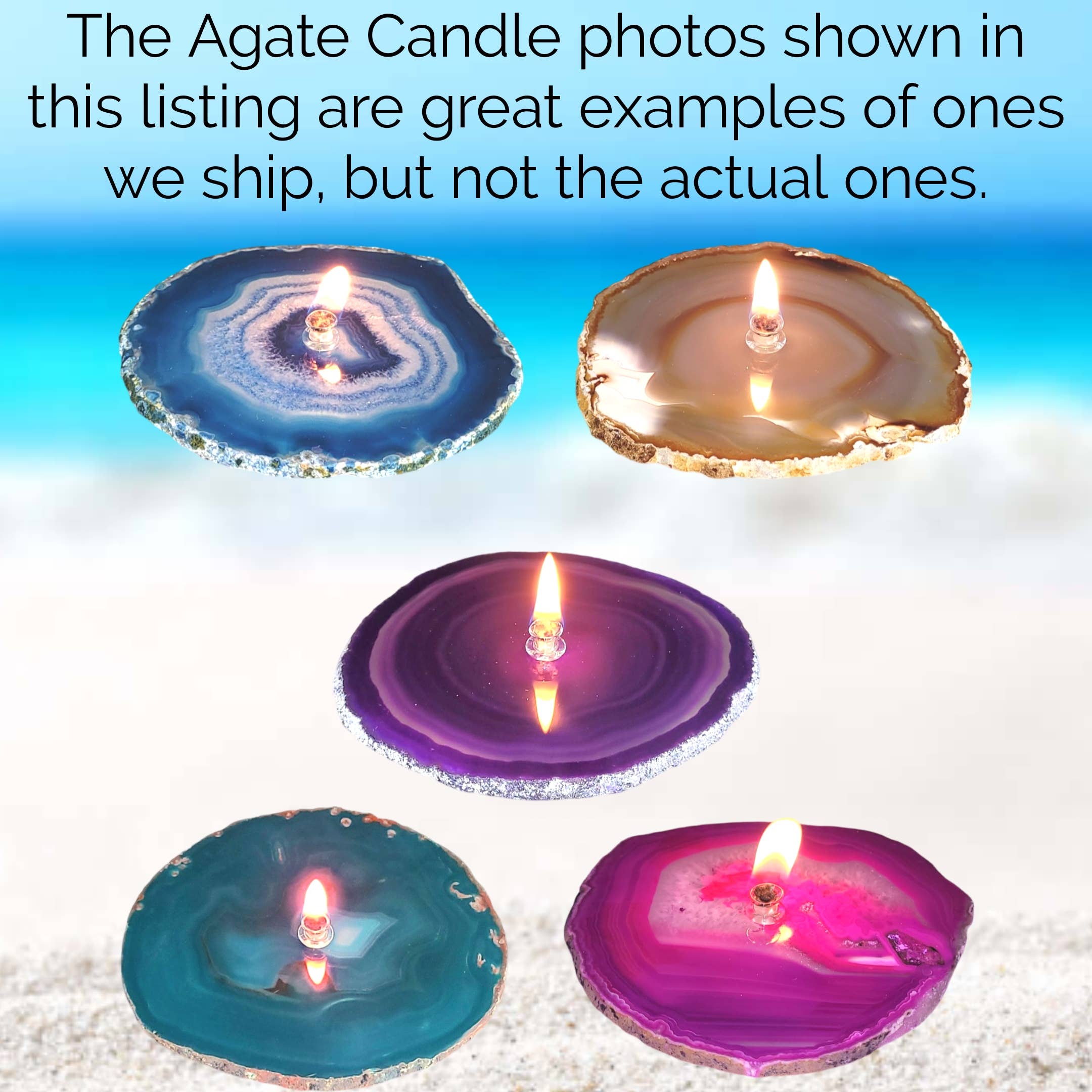 Essoya - Wholesale Decorative Tabletop Object - Purple Agate Oil Candle with Natural Lamp Oil Spa Gift box6